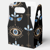 Ballotins Black bohemian retro evil eye pattern (Ouvert)