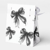 Ballotins Black Bow Coquette Script Sweet 16 Thank You (Arrière)