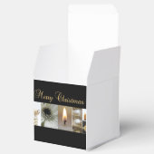 Ballotins Black Collage Christmas, White and Gold (Ouvert)