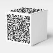 Ballotins Black Dots & Circle Pattern + your text & backgr. (Verso)