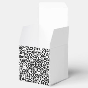 Ballotins Black Dots & Circle Pattern + your text & backgr.