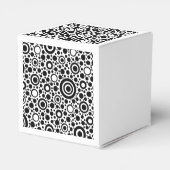 Ballotins Black Dots & Circle Pattern + your text & backgr. (Arrière)