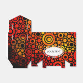 Ballotins Black Dots & Circles Grid + your backgr. & (Déplié)