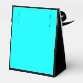 Ballotins Black et Turquoise Blue Sweet 16 Anniversaire (Arrière)