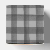 Ballotins Black Gingham Little Boo Ghost Baby Shower Gable (Haut)