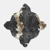 Ballotins Black Gold Cream Western Cowhide (Déplié)