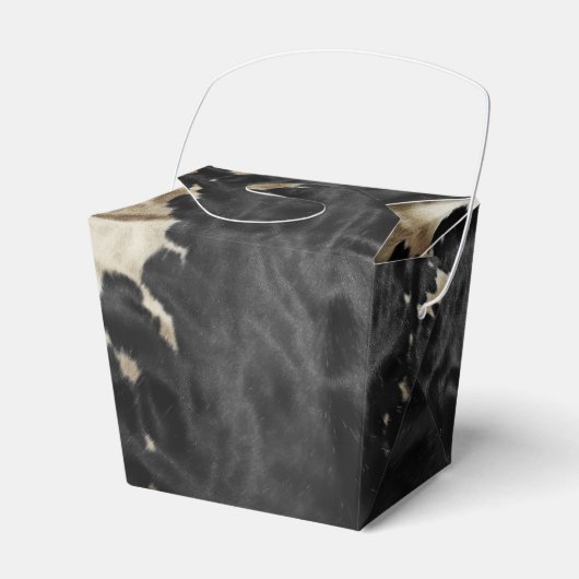 Ballotins Black Gold Cream Western Cowhide (Verso)