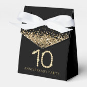 Ballotins Black & Gold Diamond 10th Anniversary gift (Verso)