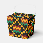 Ballotins Black, Green, Red, et Yellow Kente Cloth (Verso)