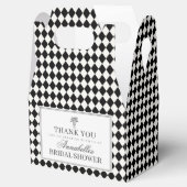 Ballotins Black Harlequin Checkered Bridal Shower (Ouvert)