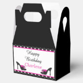 Ballotins Black Heels Shoes with Black Polka Dots (Ouvert)