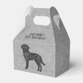 Ballotins Black Labrador Retriever Custom Anniversaire de en (Verso)