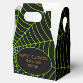 Ballotins Black neon vert toile d'araignée Halloween motif (Ouvert)