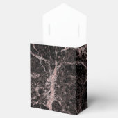 Ballotins Black & Rose Gold Pink Parties scintillant Marble (Ouvert)