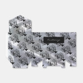 Ballotins Black & Silver Music Treble Clef Tree Ballotin (Déplié)