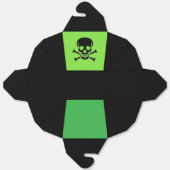 Ballotins Black Skull vert boîte de sortie (Déplié)