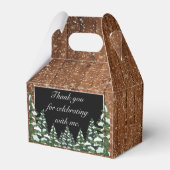 Ballotins Black Snowy Bois & Forêt Pine Bar Bat mitzvah (Arrière)