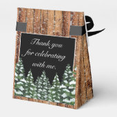Ballotins Black Snowy Bois & Forêt Pine Bar Bat mitzvah (Arrière)