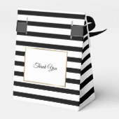 Ballotins Black Stripe Elegant Or Première Sainte Communion (Arrière)