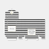 Ballotins Black Stripe Elegant Or Première Sainte Communion (Déplié)