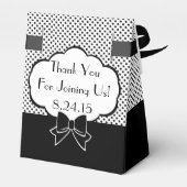 Ballotins Black Tuxedo- Merci préféré des invités (Arrière)