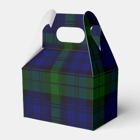 Ballotins Black Watch Tartan bleu vert Plaid (Verso)
