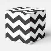 Ballotins Black & White Chevron Modern Party Favoriser les b (Arrière)