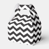 Ballotins Black & White Chevron Modern Party Favoriser les b (Arrière)