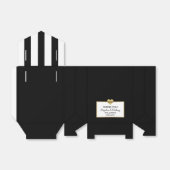 Ballotins Black White Gold Heart Party Favoriser le Mariage (Déplié)