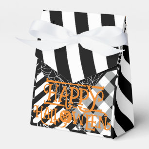 Ballotins Black & White Spiderweb Patchwork Halloween Party