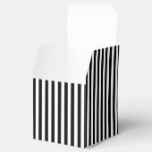 Ballotins Black White Stripe Black Quatrefoil 3 Monogramme (Ouvert)