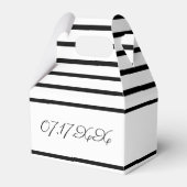 Ballotins Blanc avec bande noire accentuée (Verso)