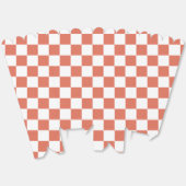 Ballotins Blanc avec Carré en terre cuite Style Motif Popcor (Déplié)