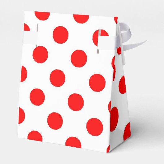 Ballotins blanc avec pois rouges (Arrière)