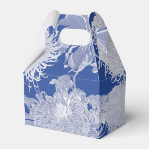 Ballotins Blanc bleu Vintage Chinoiserie Floral