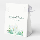 Ballotins Blanc Calla Lily Mariage Floral (Arrière)