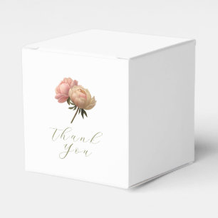 Ballotins Blanc Chic Rose Mariage Merci
