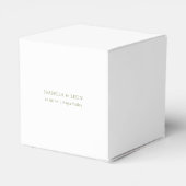 Ballotins Blanc | Chic Rose Mariage Merci (Arrière)