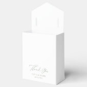 Ballotins Blanc et vert Sage | Mariage italien classique (Ouvert)