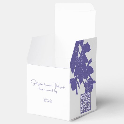 Ballotins blanc et violet classe (Ouvert)