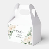 Ballotins Blanc Floral Vert Eucalyptus 100e anniversaire (Arrière)