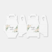 Ballotins Blanc Floral Vert Eucalyptus 100e anniversaire (Déplié)