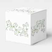 Ballotins Blanc Flower Vine Heart Classic Ballotin (Verso)