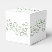 Ballotins Blanc Flower Vine Heart Classic Ballotin (Arrière)