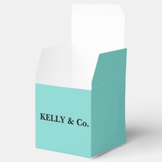 Ballotins Blancs inspirés Bow Sweet 16 Favor Candy Box (Ouvert)