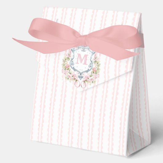 Ballotins Blason de mariage floral élégant (Recto)