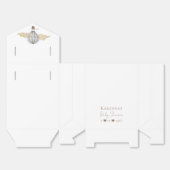 Ballotins Bleu à air chaud Baby shower blanc (Déplié)