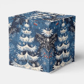 Ballotins Bleu Blanc Arbre de Noël Boîte cadeau de vacances (Arrière)