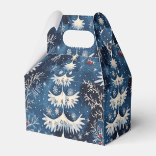 Ballotins Bleu Blanc Arbre de Noël Boîte cadeau de vacances