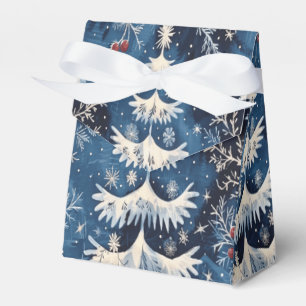 Ballotins Bleu Blanc Arbre de Noël Boîte cadeau de vacances
